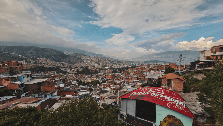 Cityscape of Medellín, Colombia